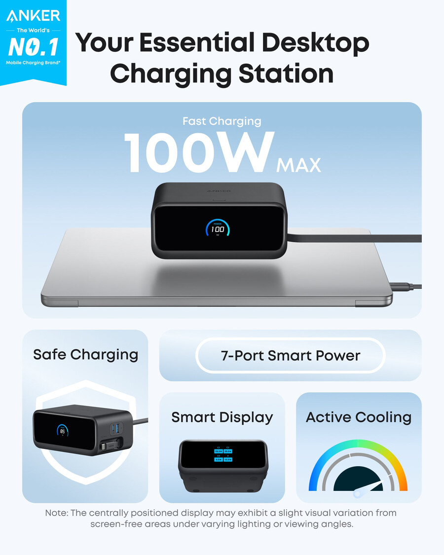 nabíjecí stanice anker nano 7 v 1 100 w