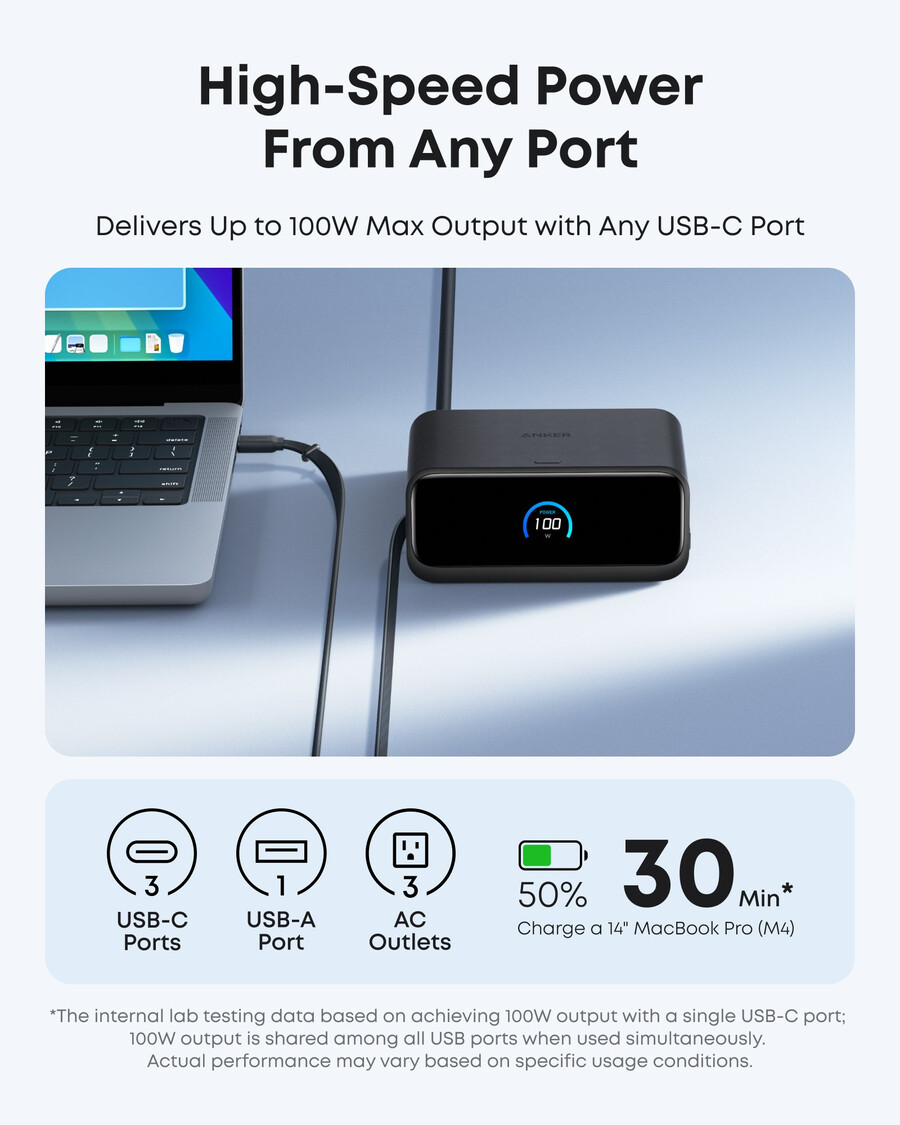 nabíjecí stanice anker nano 7 v 1 100 w
