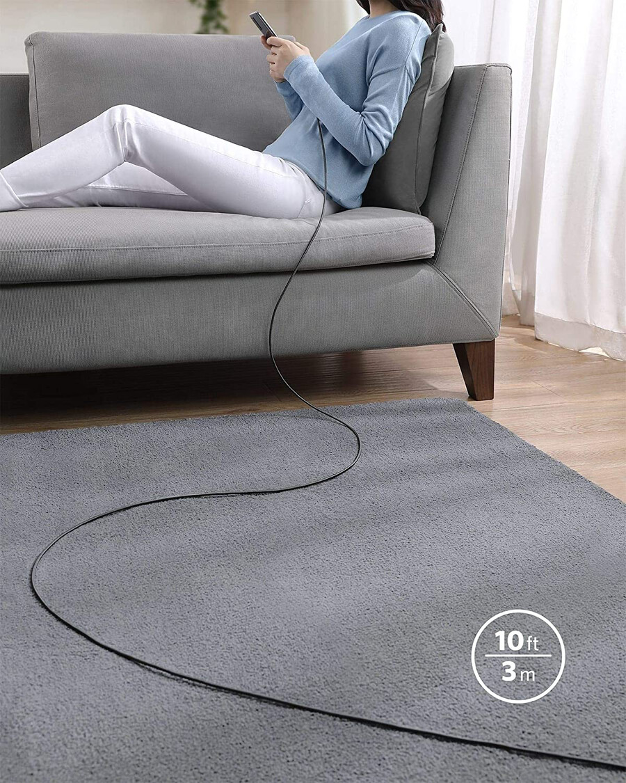 nový nylonový kabel usb-c na usb-c 100w 3 m