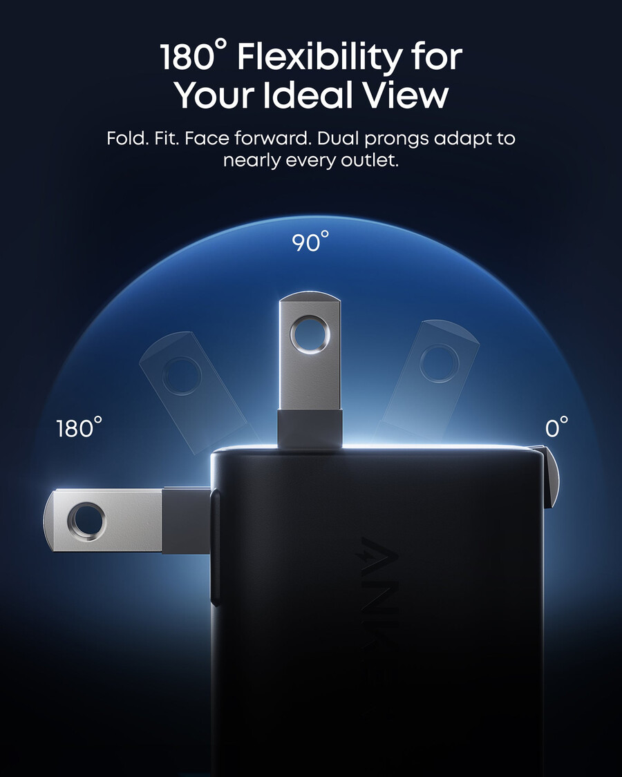 rychlonabíječka anker pro iphone 45w usb-c nabíječka se skládací zástrčkou