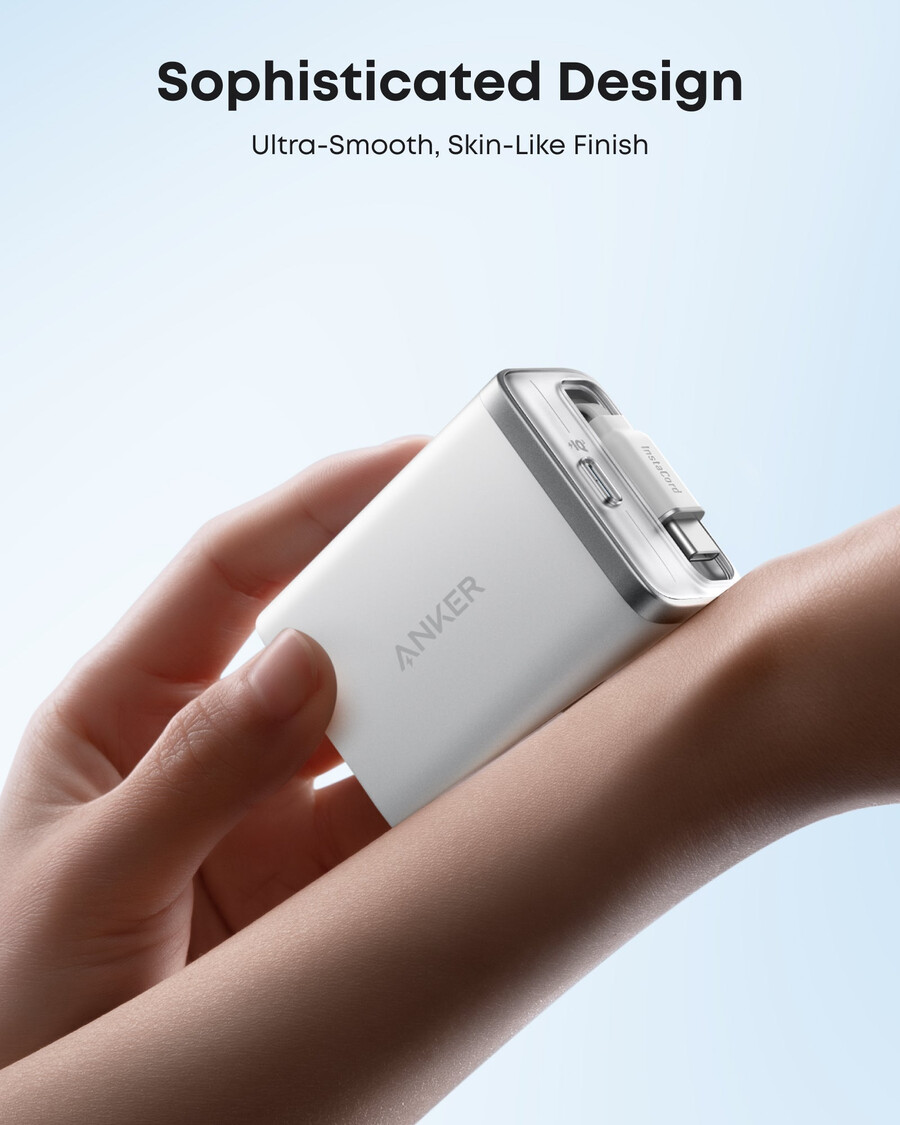 nabíječka anker nano 35w vestavěný zatahovací kabel usb-c