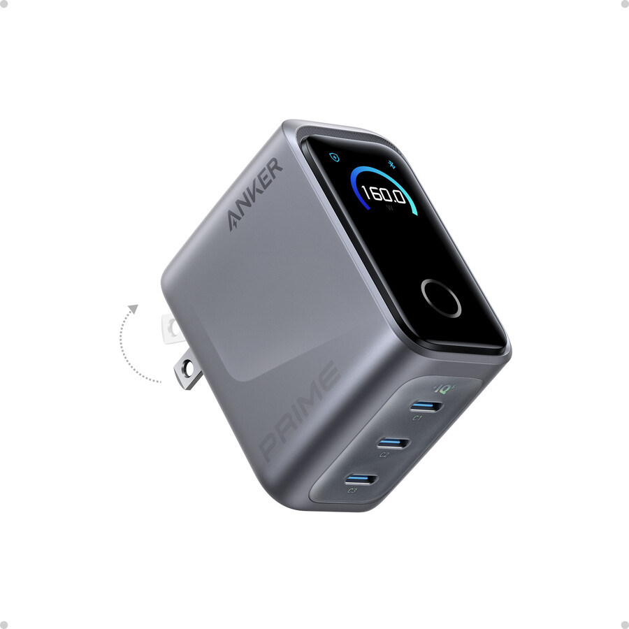 nabíječka anker prime 160 w 3 porty chytrý displej