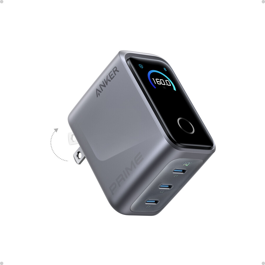 nabíječka anker prime 160 w 3 porty chytrý displej
