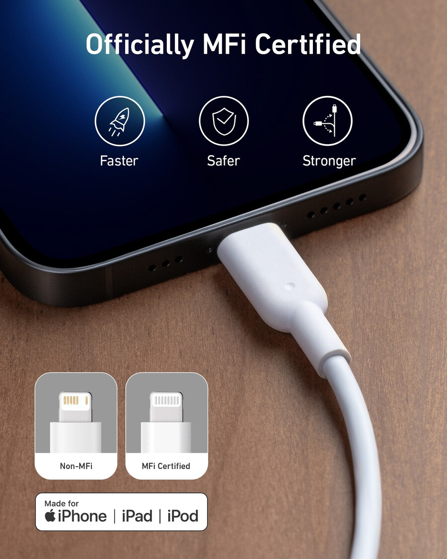 nabíječka anker 511 nano s kabelem usb-c na lightning