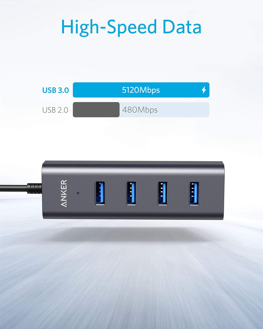 rozbočovač usb-c na 4 porty usb 3.0