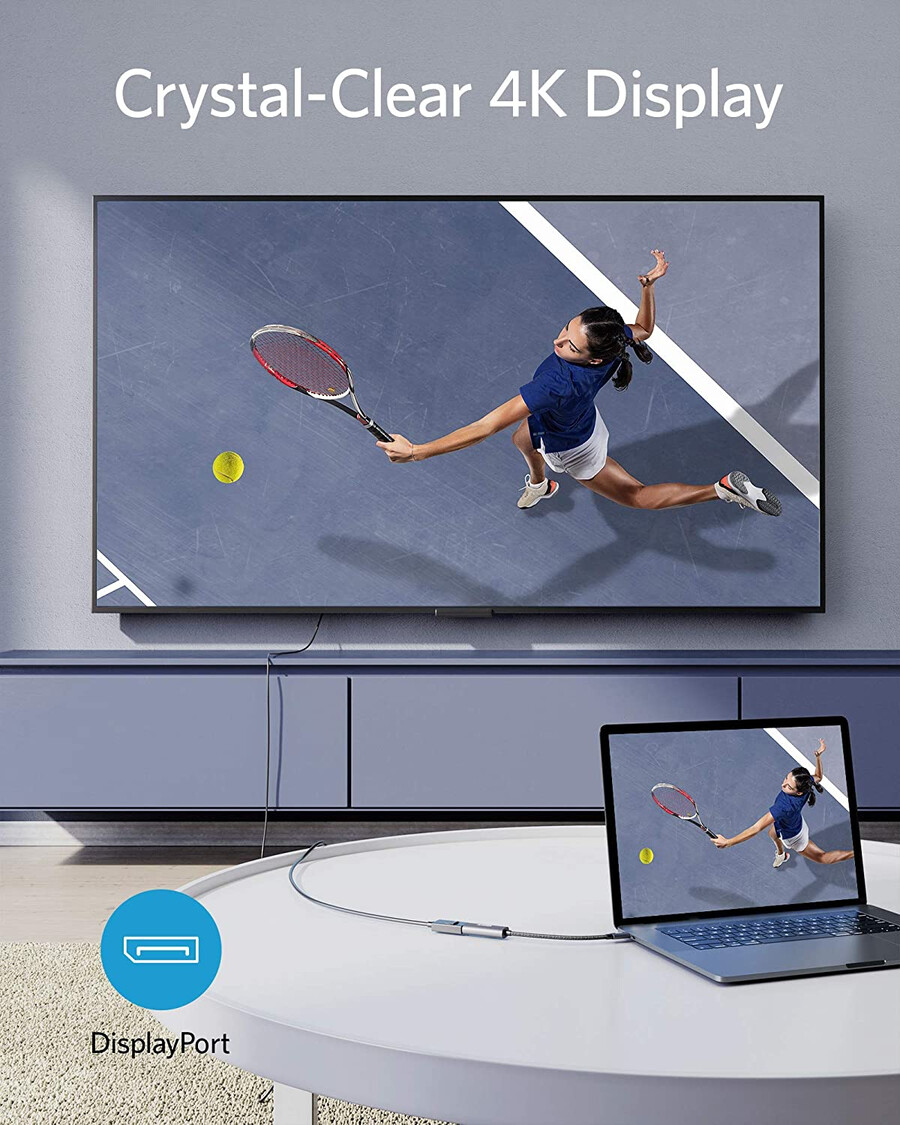 adaptér anker powerexpand usb-c na displayport