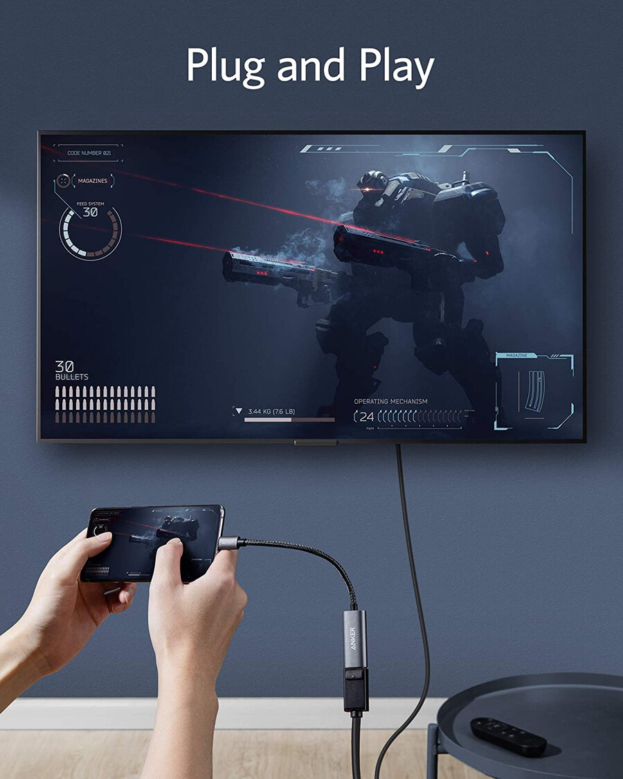 adaptér anker powerexpand usb-c na displayport