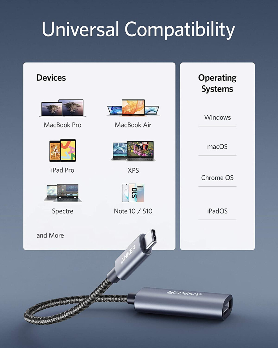 adaptér anker powerexpand usb-c na displayport
