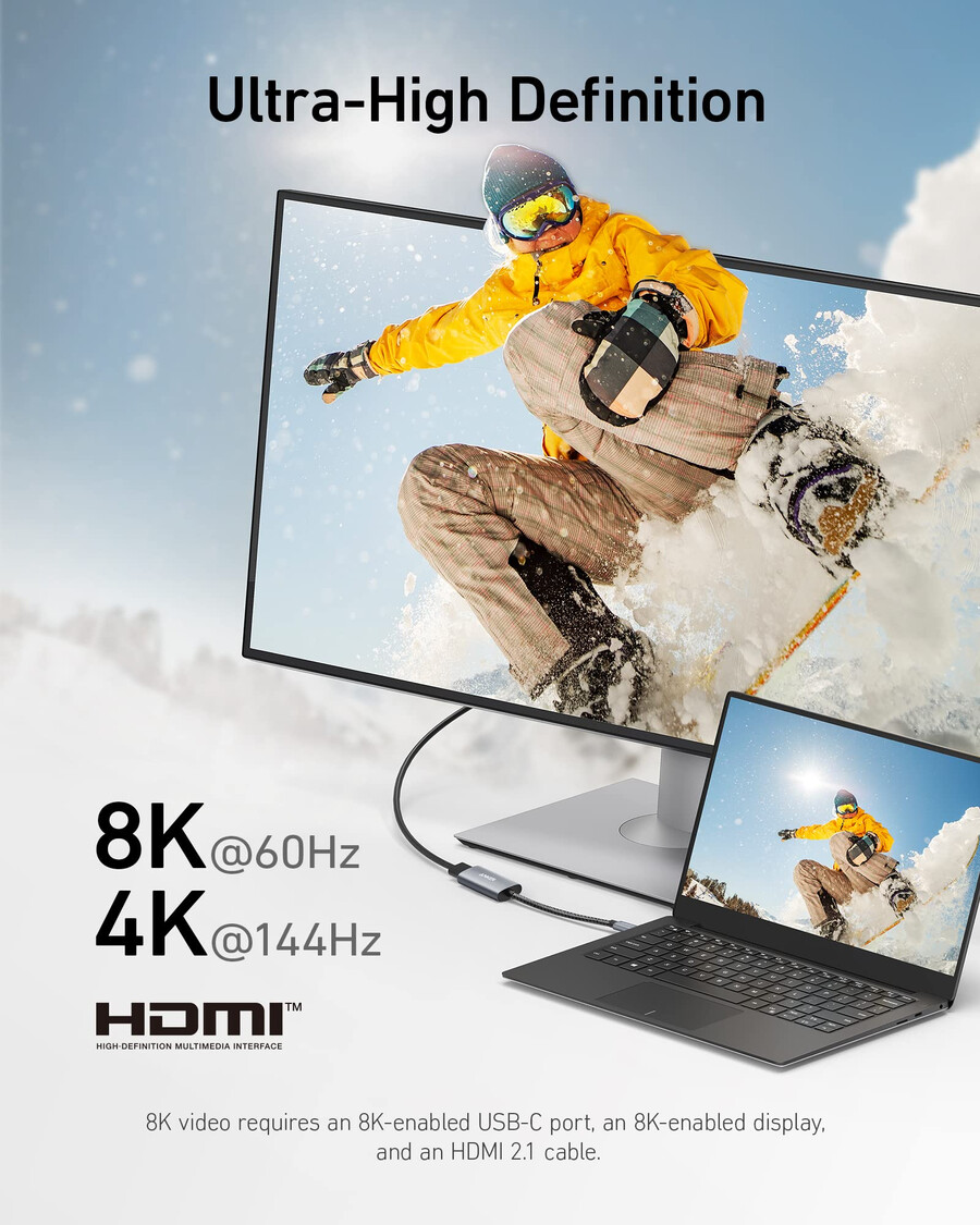 adaptér anker 518 usb-c 8k hdmi