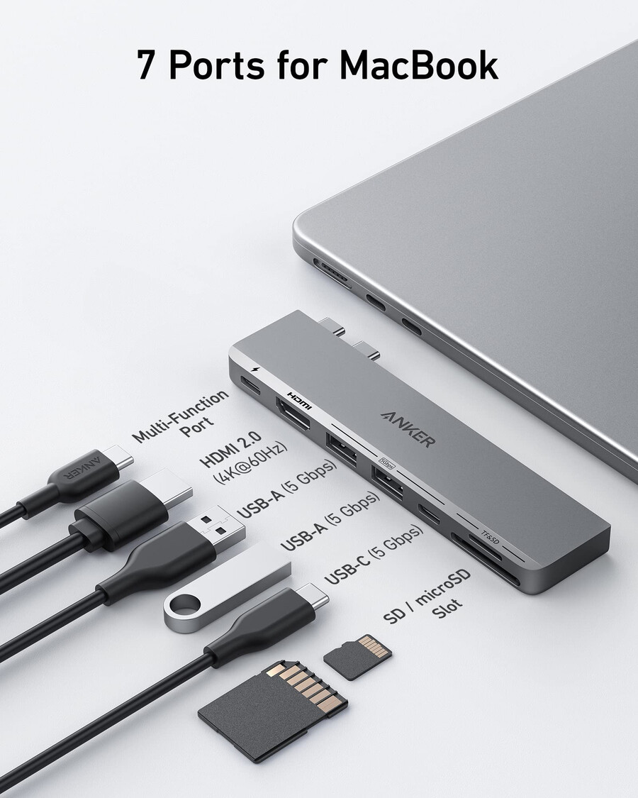 anker 547 usb-c hub 7 v 2 pro macbook