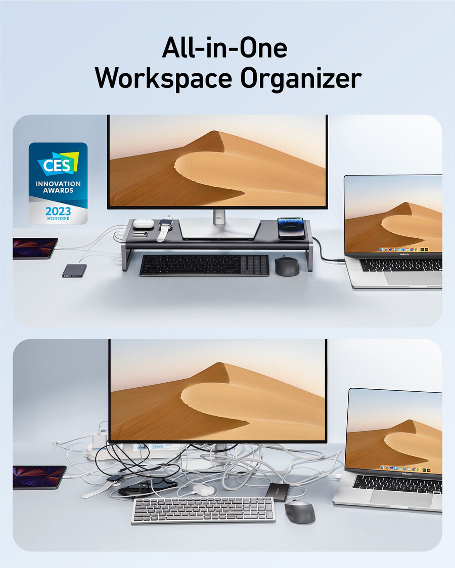 dokovací stanice anker 675 usb-c 12 v 1 stojan na monitor bezdrátová