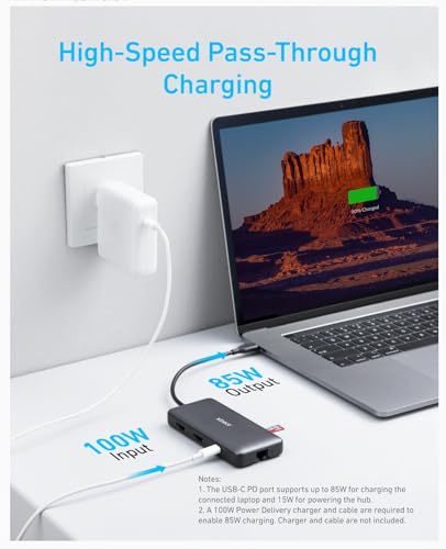 anker 553 usb-c hub 8 v 1