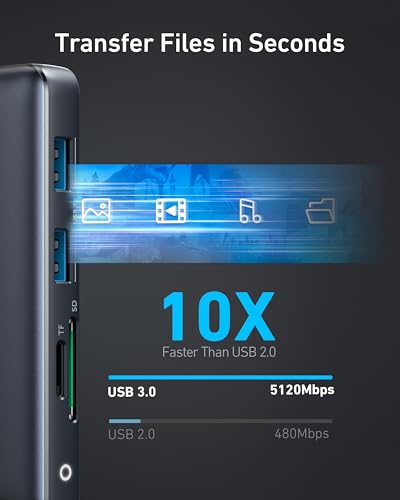 anker 553 usb-c hub 8 v 1
