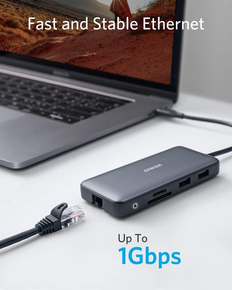 anker 553 usb-c hub 8 v 1