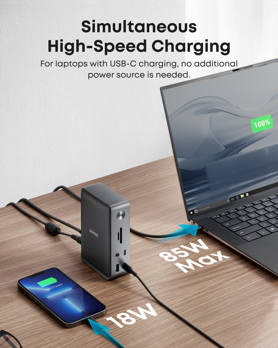 dokovací stanice anker 575 usb-c 13 v 1
