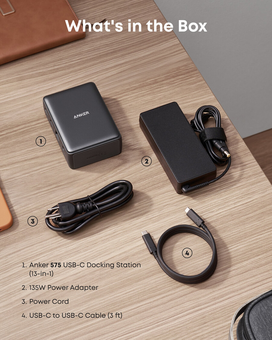 dokovací stanice anker 575 usb-c 13 v 1