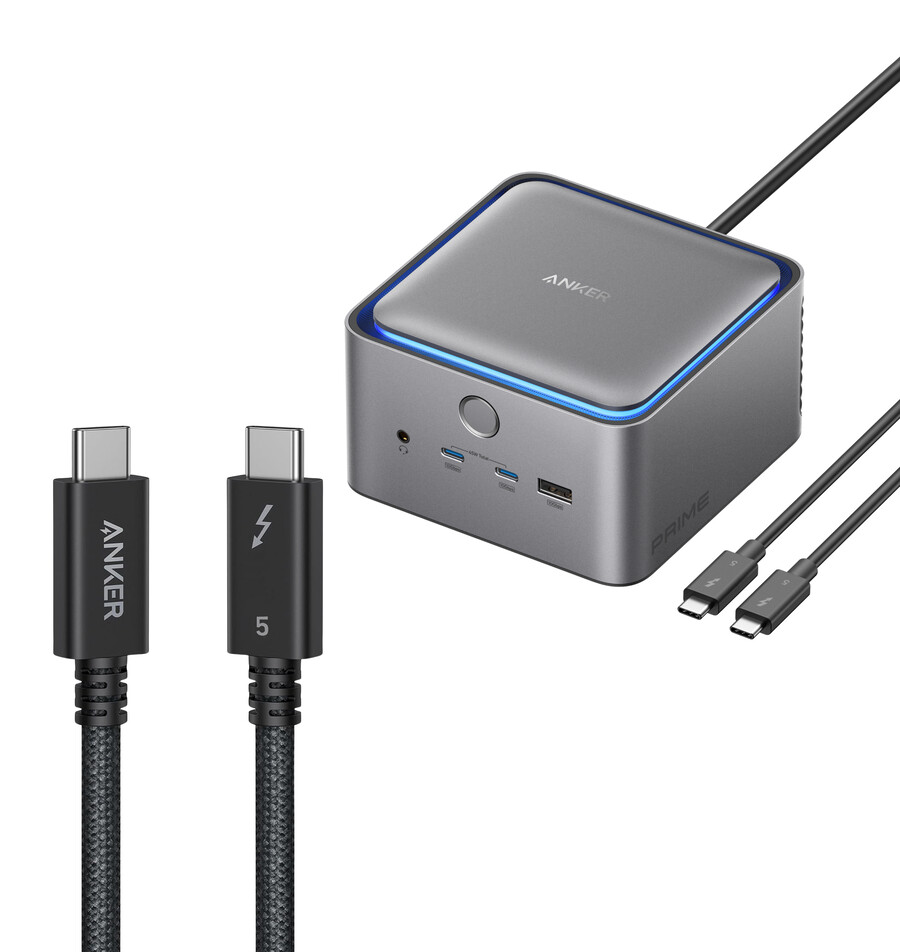 dokovací stanice anker prime tb5 14 v 1 140 w 8k thunderbolt 5