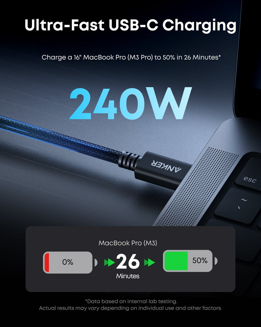 dokovací stanice anker prime tb5 14 v 1 140 w 8k thunderbolt 5