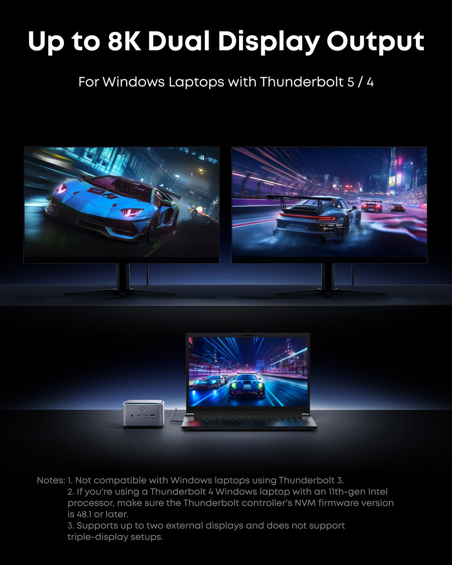 dokovací stanice anker prime thunderbolt 5 14 v 1 140 w 8k tb5