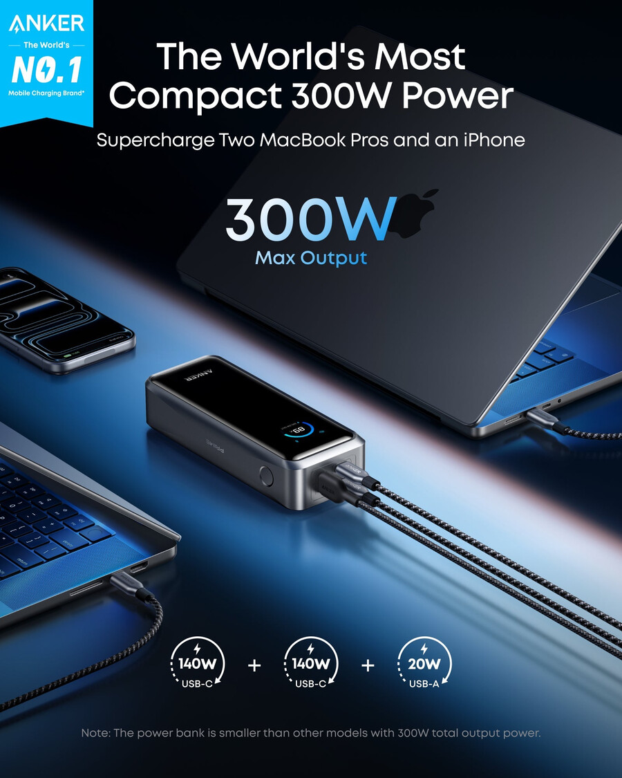 powerbanka anker prime 26k 300w