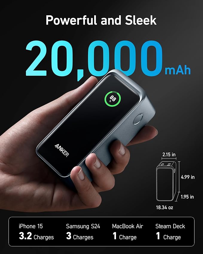 powerbanka anker prime 20k 200w