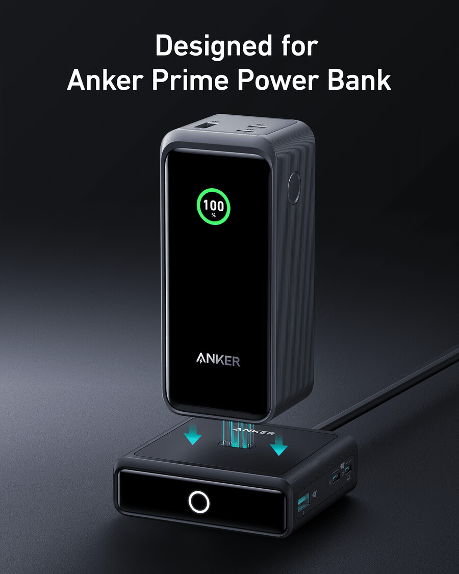 nabíjecí základna anker 100w pro powerbanku anker prime