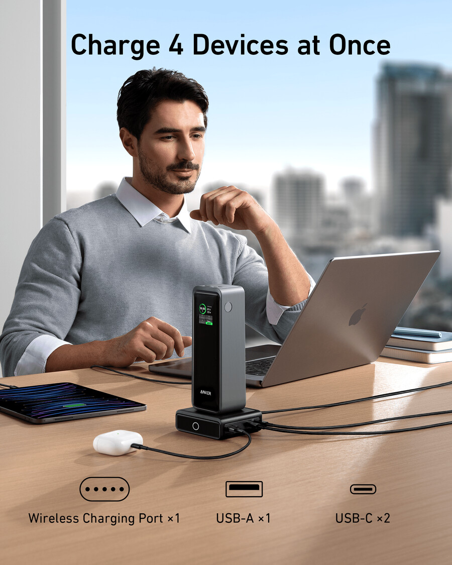 nabíjecí základna anker 100w pro powerbanku anker prime