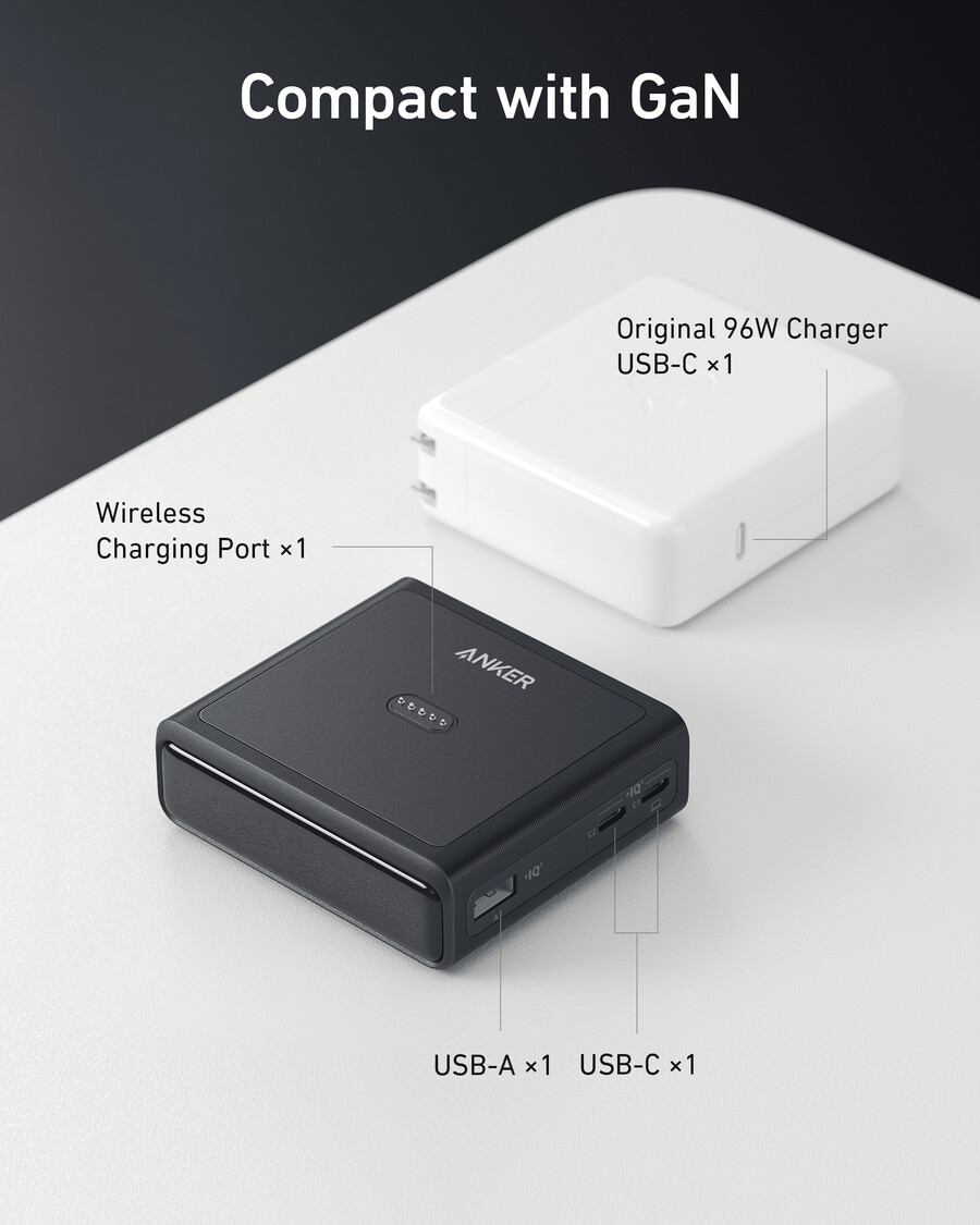 nabíjecí základna anker 100w pro powerbanku anker prime