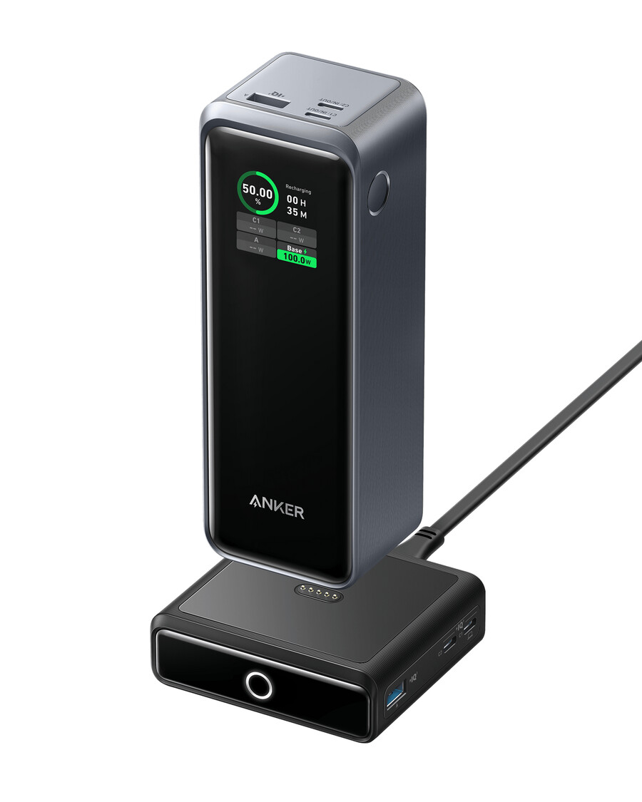 powerbanka anker prime 27 650 mah 250 w a nabíjecí základna 100 w